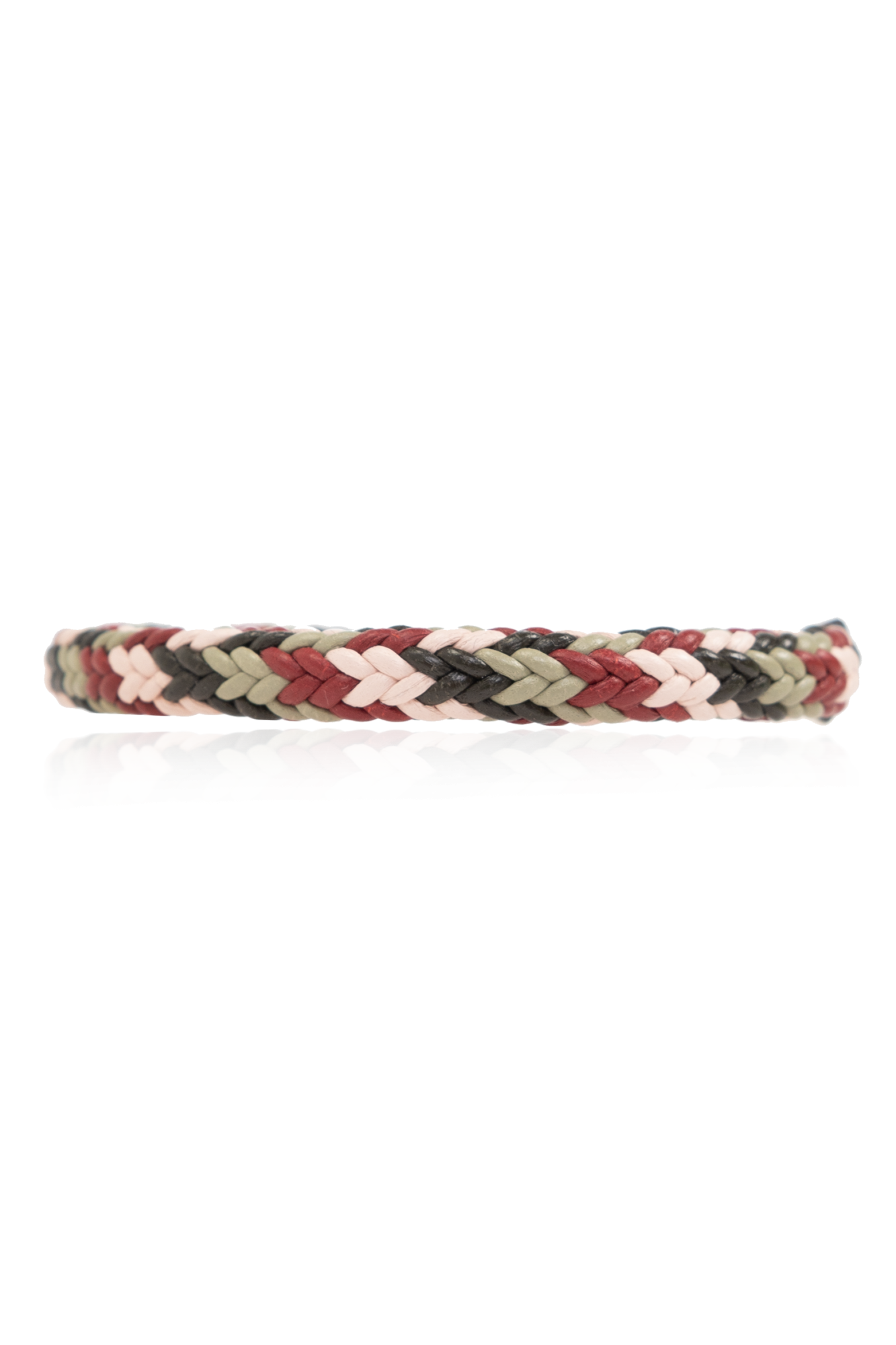 ブレスレット BOTTEGA VENETA BRACELET (608701V507C 5115) BOTTEGA VENETA Intrecciato leather and gold-tone bracelet